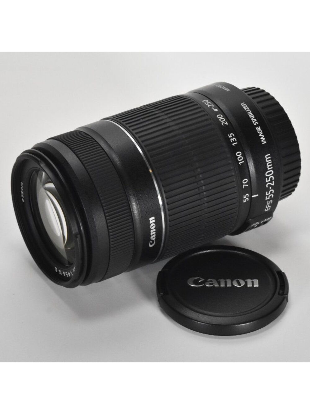 Canon EF-S 55-250mm f/4-5.6 IS II Autofocus Zoom APS-C Lens MINT